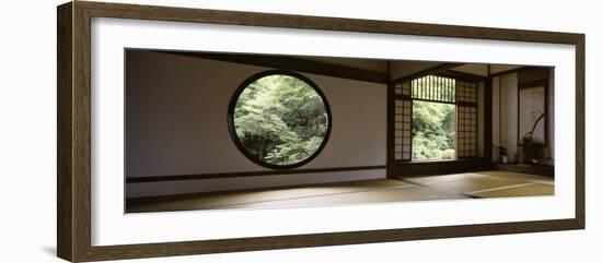 Windows of a Temple, Genkoan Temple, Takasaki, Gunma Prefecture, Honshu, Japan-null-Framed Photographic Print