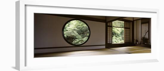 Windows of a Temple, Genkoan Temple, Takasaki, Gunma Prefecture, Honshu, Japan-null-Framed Photographic Print