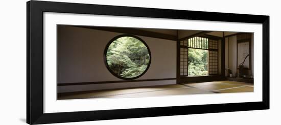 Windows of a Temple, Genkoan Temple, Takasaki, Gunma Prefecture, Honshu, Japan-null-Framed Photographic Print