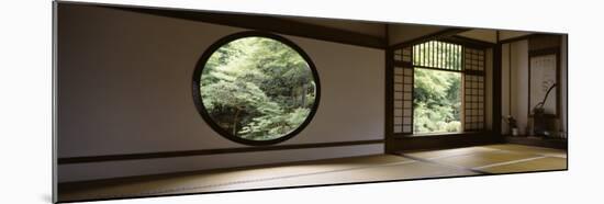 Windows of a Temple, Genkoan Temple, Takasaki, Gunma Prefecture, Honshu, Japan-null-Mounted Photographic Print