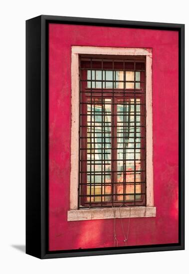 Windows of Burano III-Aledanda-Framed Stretched Canvas