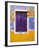 Windows of Burano IV-Aledanda-Framed Art Print