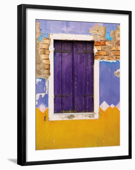 Windows of Burano IV-Aledanda-Framed Art Print