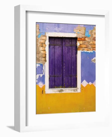 Windows of Burano IV-Aledanda-Framed Art Print