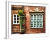 Windows Of Old Hamburg-George Oze-Framed Photographic Print