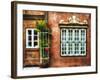 Windows Of Old Hamburg-George Oze-Framed Photographic Print