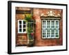 Windows Of Old Hamburg-George Oze-Framed Photographic Print