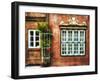 Windows Of Old Hamburg-George Oze-Framed Photographic Print