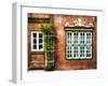 Windows Of Old Hamburg-George Oze-Framed Photographic Print