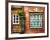 Windows Of Old Hamburg-George Oze-Framed Photographic Print