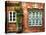 Windows Of Old Hamburg-George Oze-Stretched Canvas