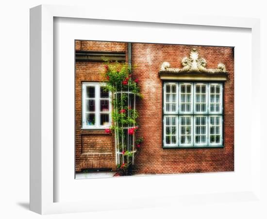 Windows Of Old Hamburg-George Oze-Framed Photographic Print