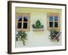 Windows of One of Unique Village Architecture Houses in Vlkolinec Village, Velka Fatra Mountains-Richard Nebesky-Framed Photographic Print