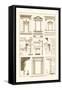 Windows of Palazzo Non Finito, Palace and House at Rome-J. Buhlmann-Framed Stretched Canvas