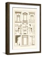 Windows of Palazzo Non Finito, Palace and House at Rome-J. Buhlmann-Framed Art Print