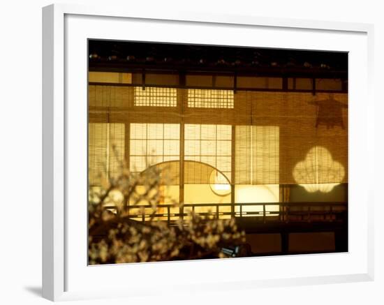 Windows of Traditional Restaurant-null-Framed Photographic Print