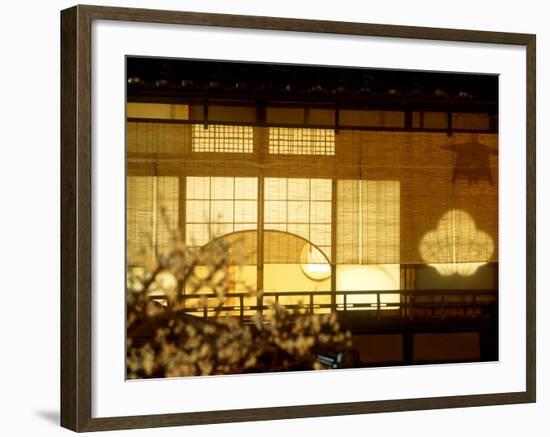 Windows of Traditional Restaurant-null-Framed Photographic Print