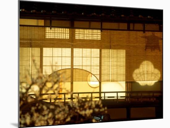 Windows of Traditional Restaurant-null-Mounted Photographic Print