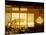 Windows of Traditional Restaurant-null-Mounted Photographic Print