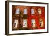 Windows of Wawel Castle (Autumn) in Krakow, Poland.-De Visu-Framed Photographic Print