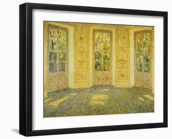 Windows on the Parc; Fenetres Sur Le Parc, 1938-Henri Eugene Augustin Le Sidaner-Framed Giclee Print