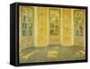 Windows on the Parc-Henri Eugene Augustin Le Sidaner-Framed Stretched Canvas