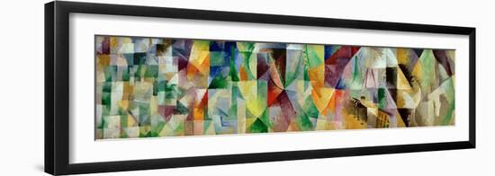 Windows to the City Part 1 Simultaneous Contrast, 1912-Robert Delaunay-Framed Giclee Print