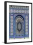 Windows with Majolica Tile Decoration, Dome of the Rock, or Masjid Al-Qubba-null-Framed Giclee Print