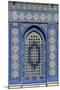 Windows with Majolica Tile Decoration, Dome of the Rock, or Masjid Al-Qubba-null-Mounted Giclee Print