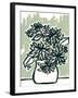 Windowsill Blossoms I-June Vess-Framed Art Print