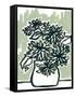 Windowsill Blossoms I-June Vess-Framed Stretched Canvas