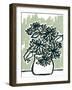 Windowsill Blossoms I-June Vess-Framed Art Print