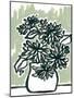 Windowsill Blossoms I-June Vess-Mounted Art Print