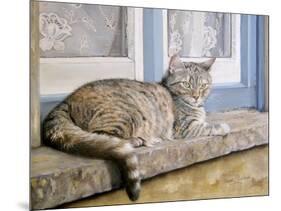 Windowsill-Janet Pidoux-Mounted Giclee Print