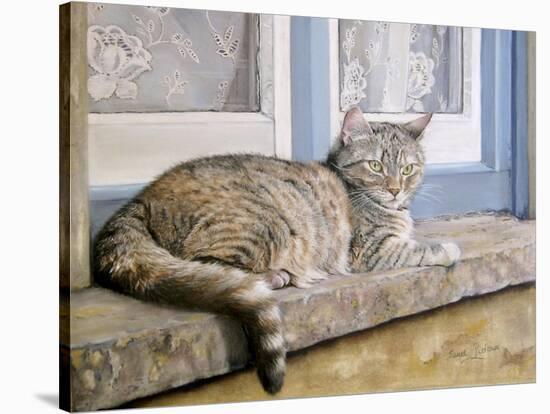 Windowsill-Janet Pidoux-Stretched Canvas