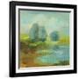 Windsor Blue Field I-Silvia Vassileva-Framed Art Print