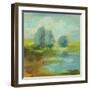 Windsor Blue Field I-Silvia Vassileva-Framed Art Print