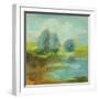 Windsor Blue Field I-Silvia Vassileva-Framed Art Print