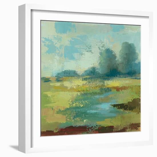 Windsor Blue Field IV-Silvia Vassileva-Framed Art Print