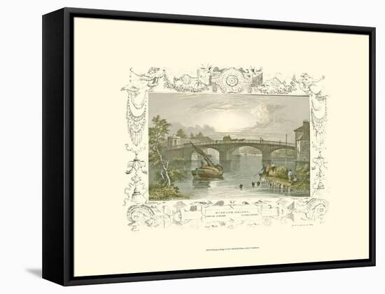 Windsor Bridge-William Tombleson-Framed Stretched Canvas