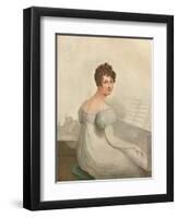 Windsor Castle, 1821. Georgina Quentin Mistress of King George IV (1762-1830), 1911-null-Framed Premium Giclee Print