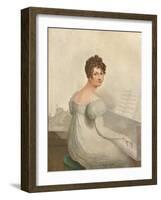 Windsor Castle, 1821. Georgina Quentin Mistress of King George IV (1762-1830), 1911-null-Framed Giclee Print