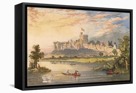 Windsor Castle, 1863-Edmund Evans-Framed Stretched Canvas