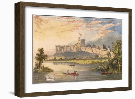 Windsor Castle, 1863-Edmund Evans-Framed Art Print