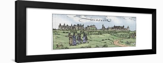 'Windsor Castle', (1902)-Unknown-Framed Giclee Print