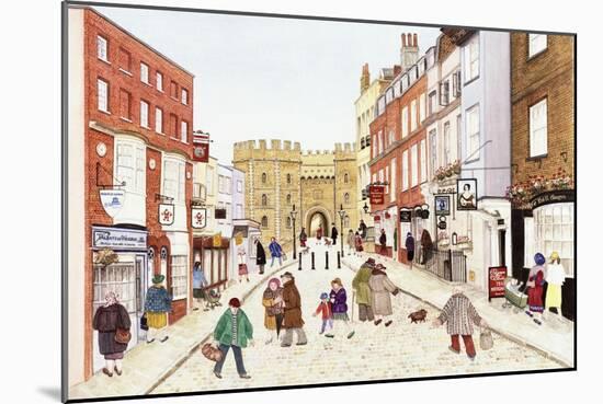 Windsor Castle, 1989-Gillian Lawson-Mounted Giclee Print