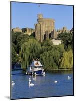 Windsor Castle and River Thames, Windsor, Berkshire, England, United Kingdom, Europe-Stuart Black-Mounted Photographic Print