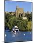 Windsor Castle and River Thames, Windsor, Berkshire, England, United Kingdom, Europe-Stuart Black-Mounted Photographic Print