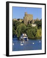 Windsor Castle and River Thames, Windsor, Berkshire, England, United Kingdom, Europe-Stuart Black-Framed Photographic Print