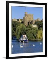 Windsor Castle and River Thames, Windsor, Berkshire, England, United Kingdom, Europe-Stuart Black-Framed Photographic Print